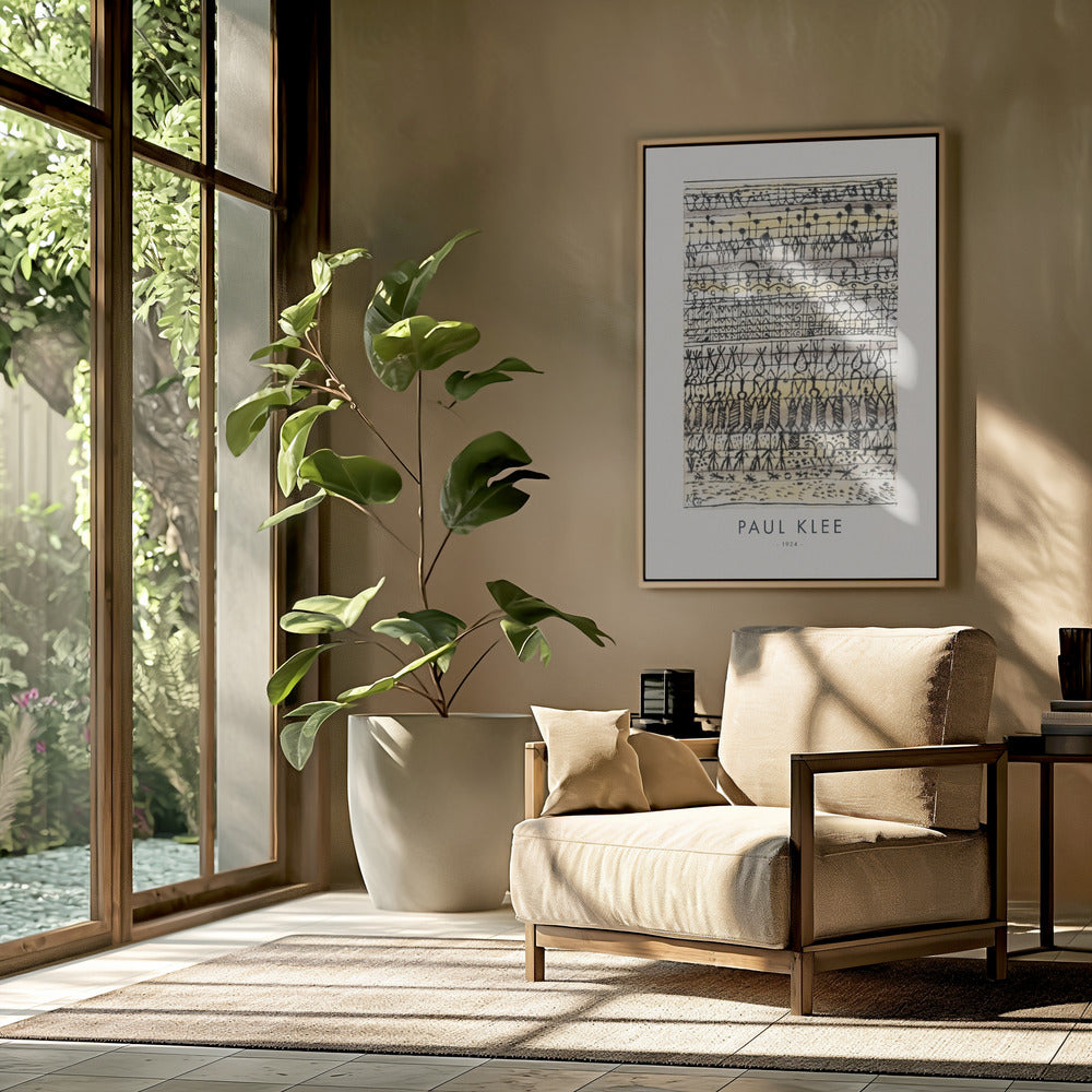Cooling in a hot zone garden 1924 | Poster