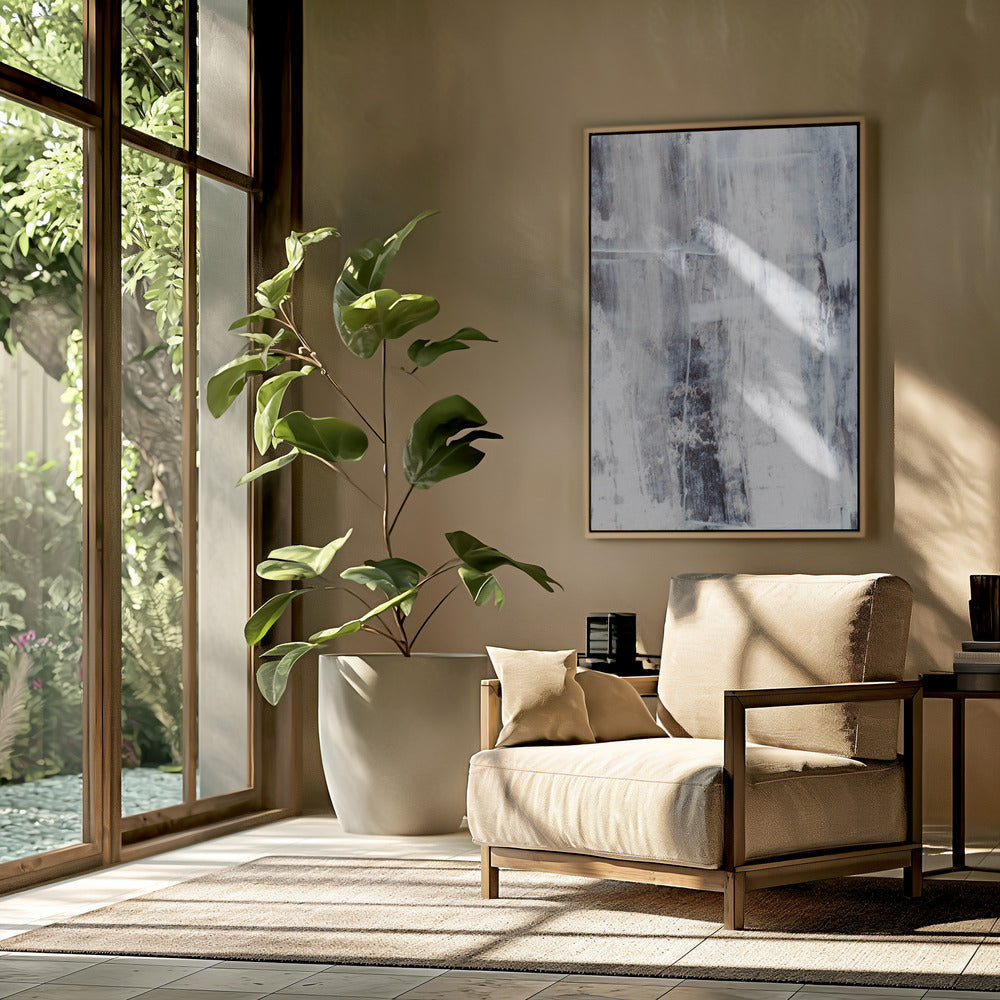 Brushstrokes In Muted Tones | Poster