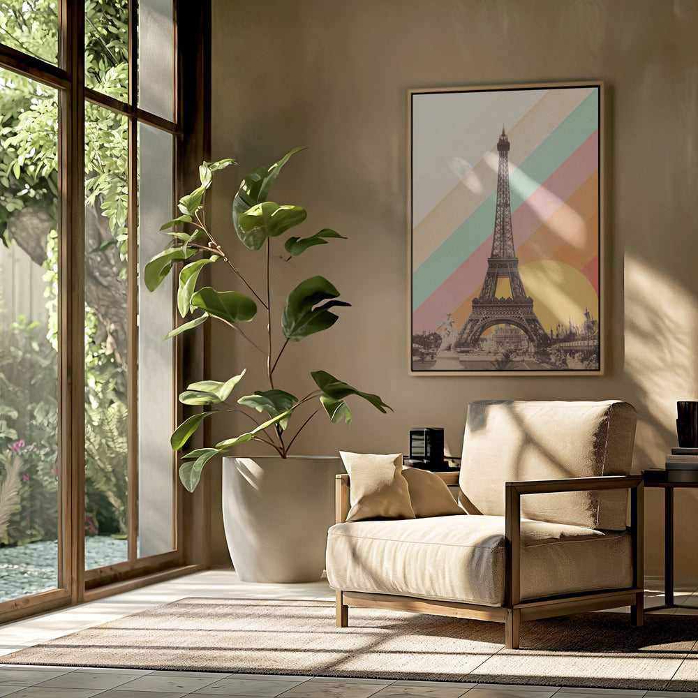 Eiffeltoren Regenboog | Poster