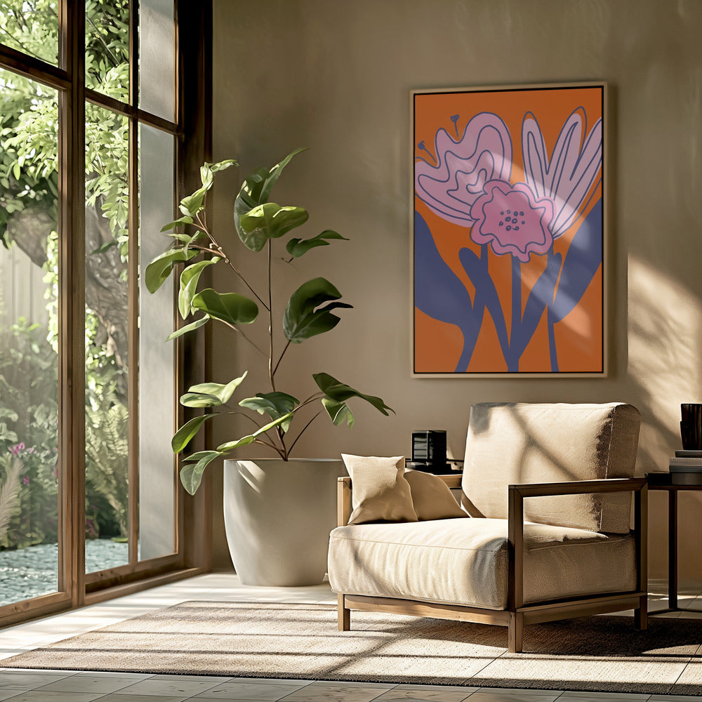Gedurfde bloemenelegantie | Poster