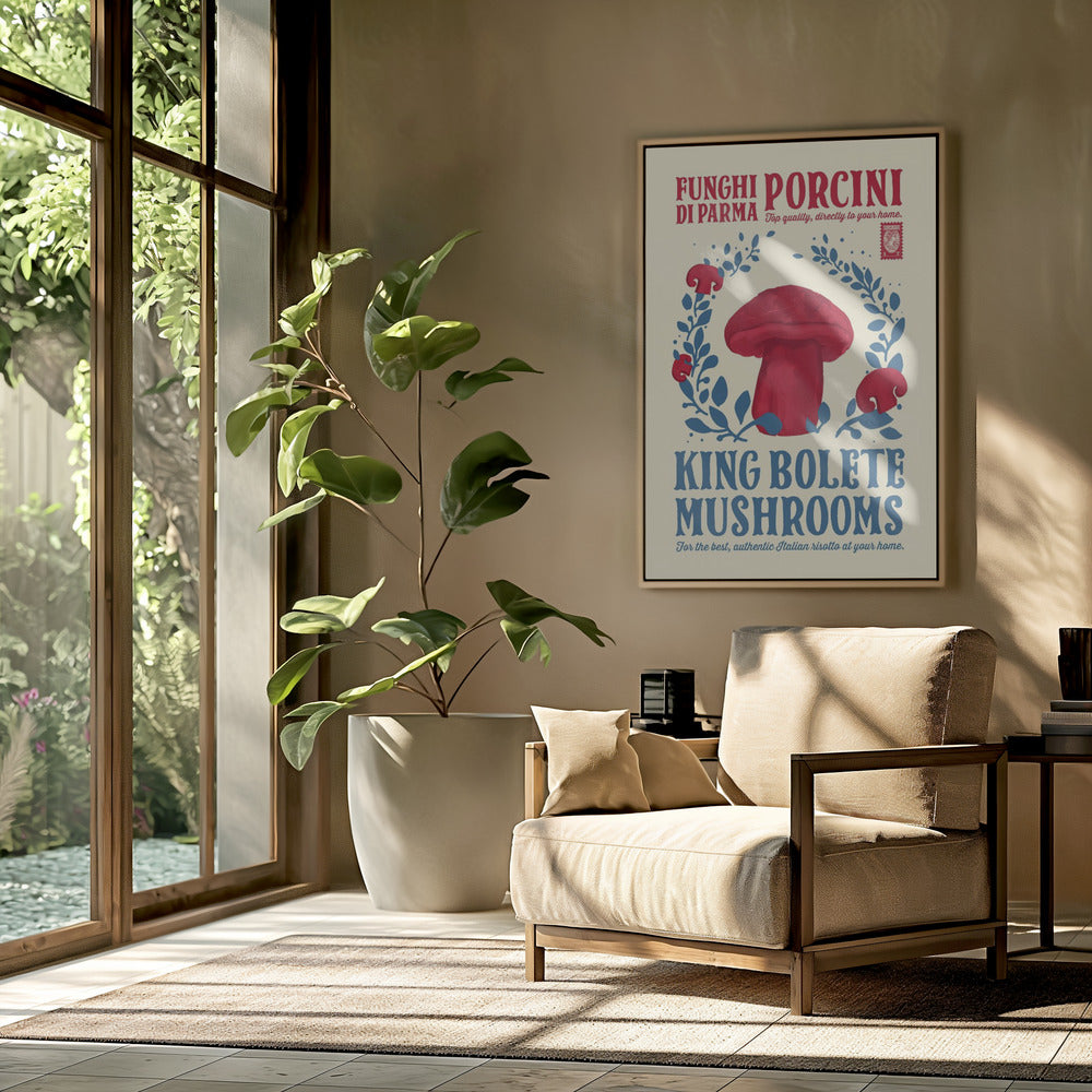 Porcini keukenprint | Poster