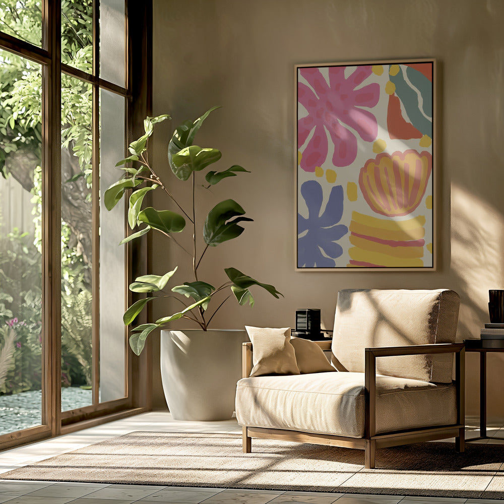 Levendige Flora Dans | Poster