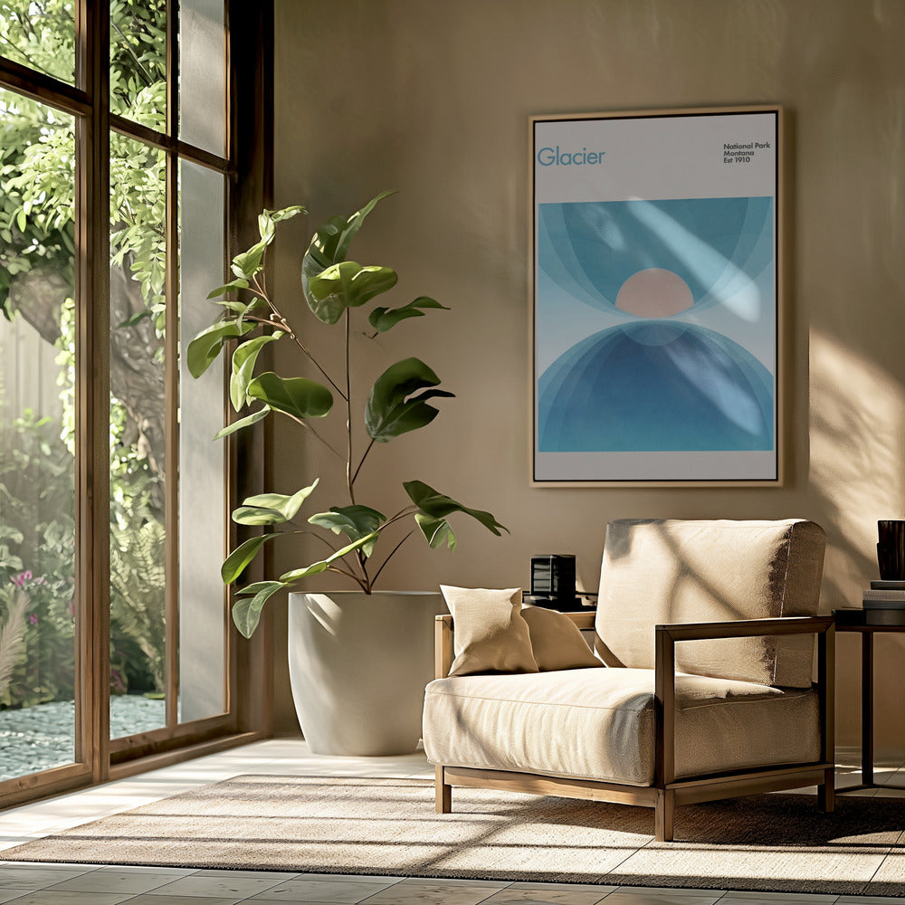 Serene Glacier View | Poster