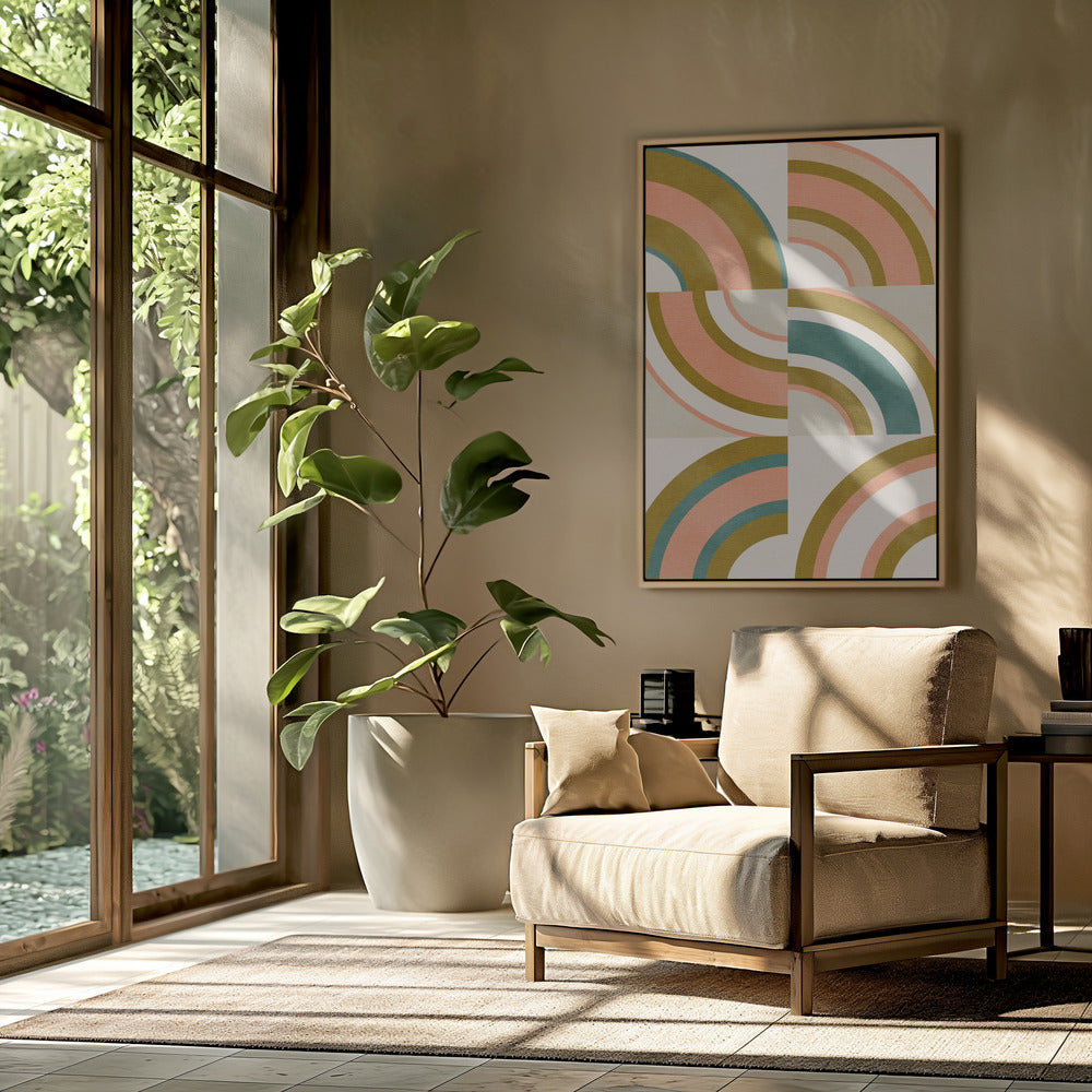 Regenboogzonneschijn 10 | Poster