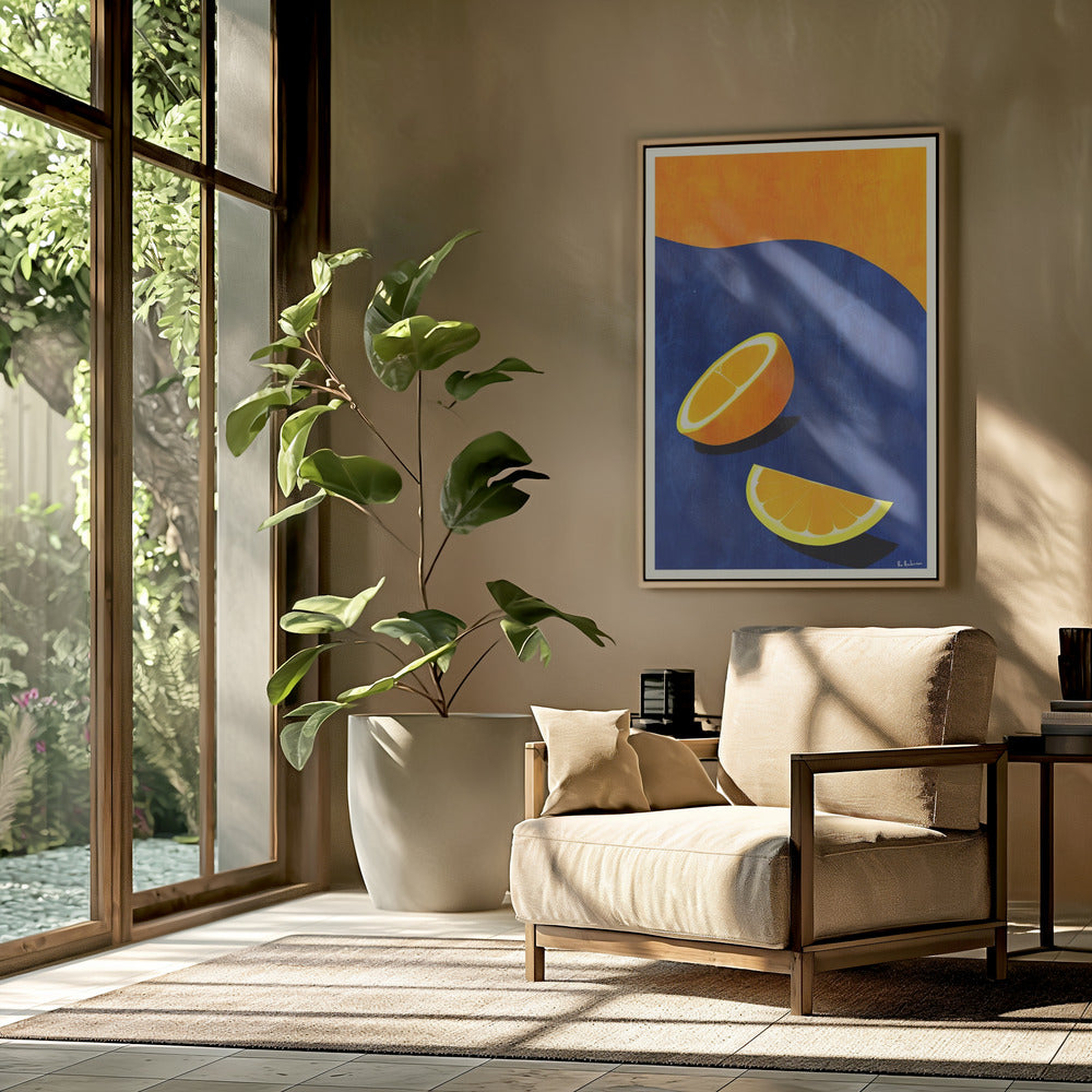 Petit Déjeuner, Deux Sinaasappelen | Poster