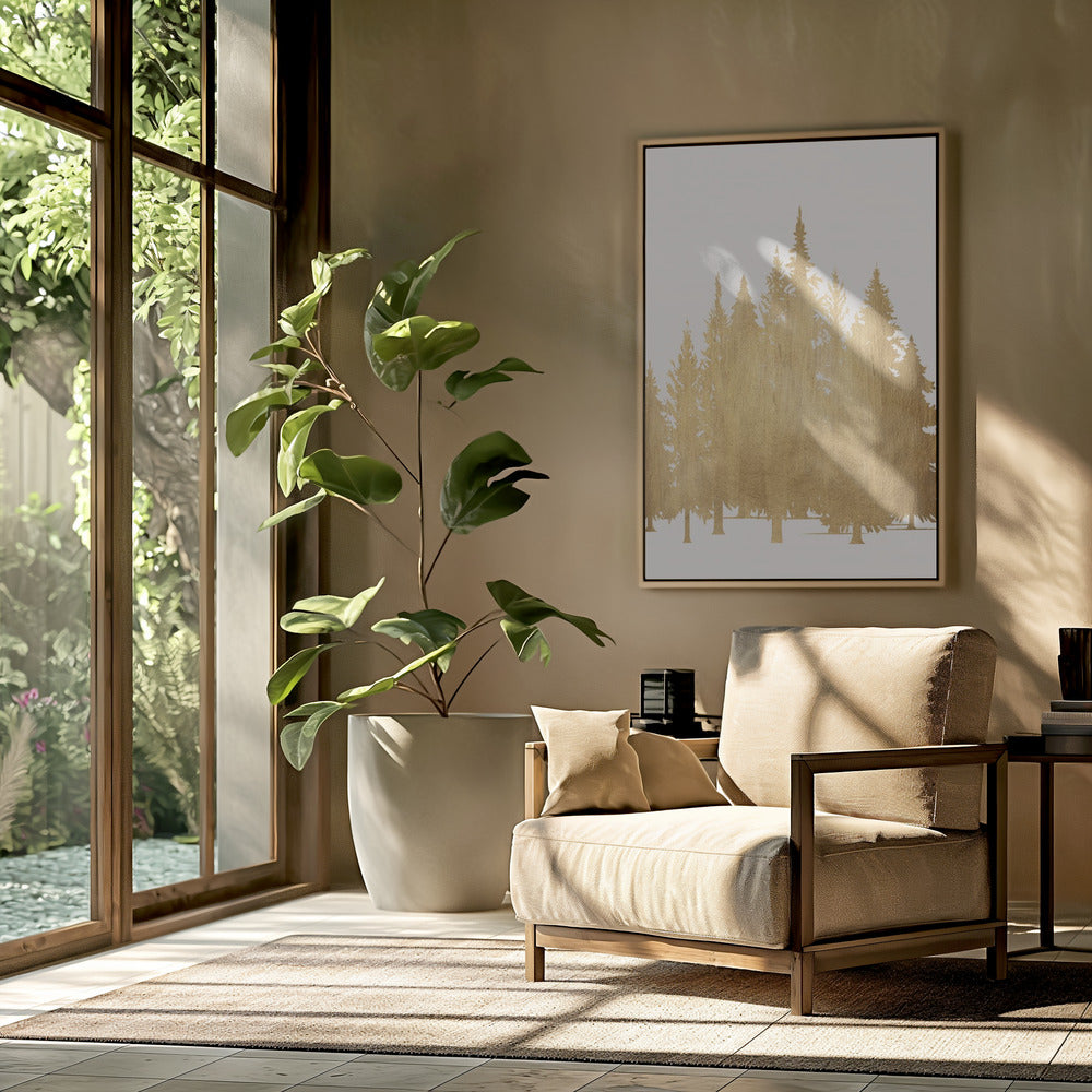 Tannenwald (goud) | Poster