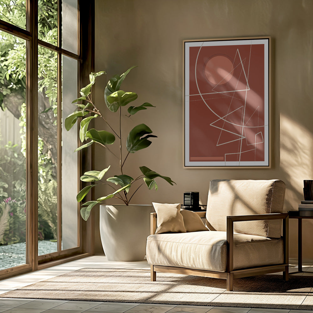 Geometrische eclips | Poster