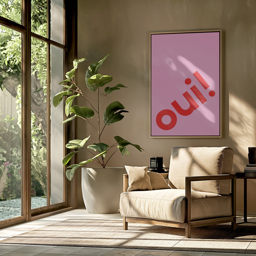 Ja in vette letters | Poster