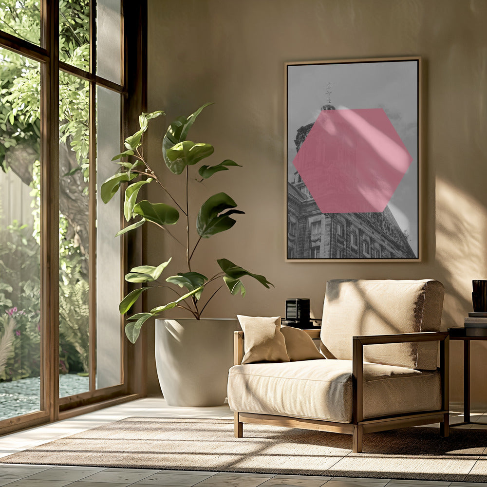 Hexagon over geschiedenis | Poster
