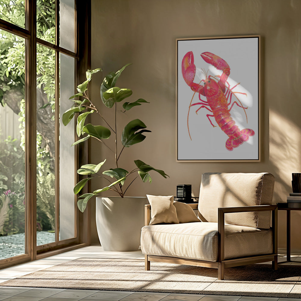 Kreeft met patroon | Poster
