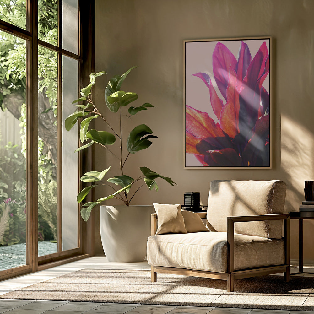 Fuchsia Bladeren II | Poster