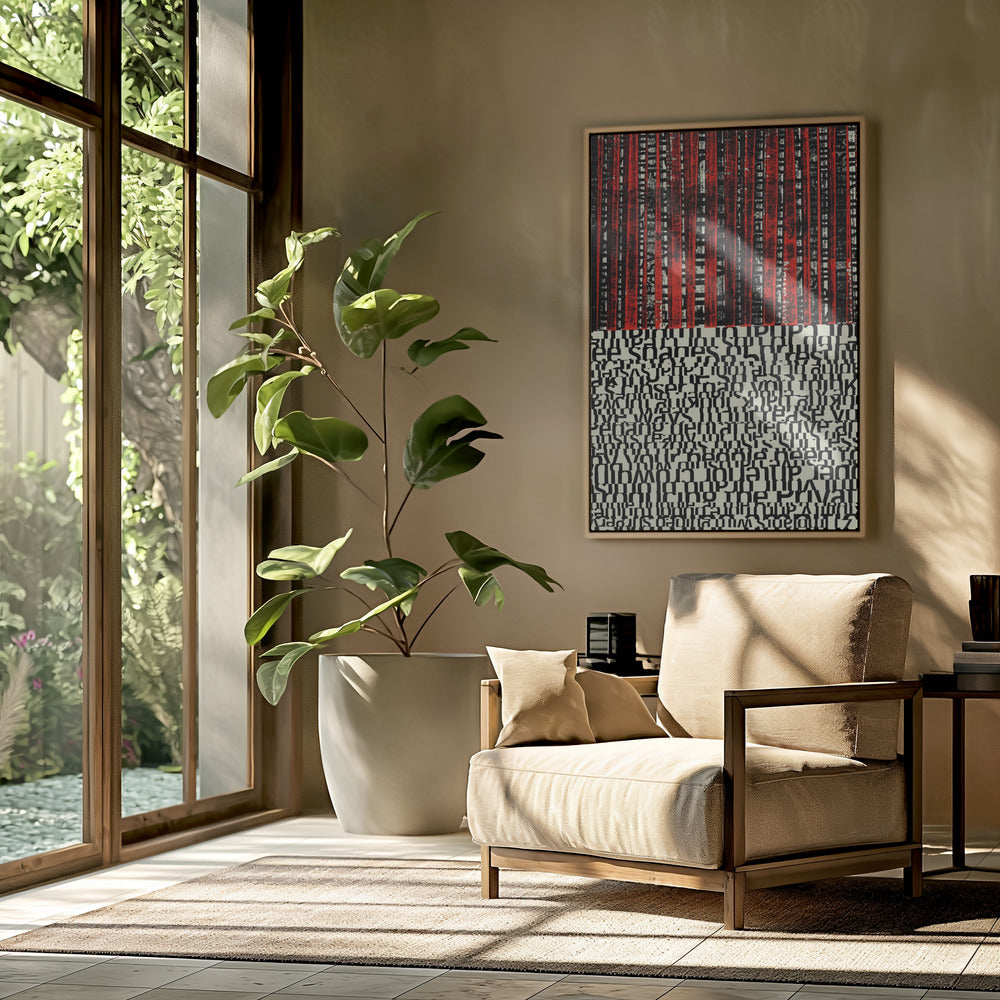 Gefragmenteerde texturen | Poster