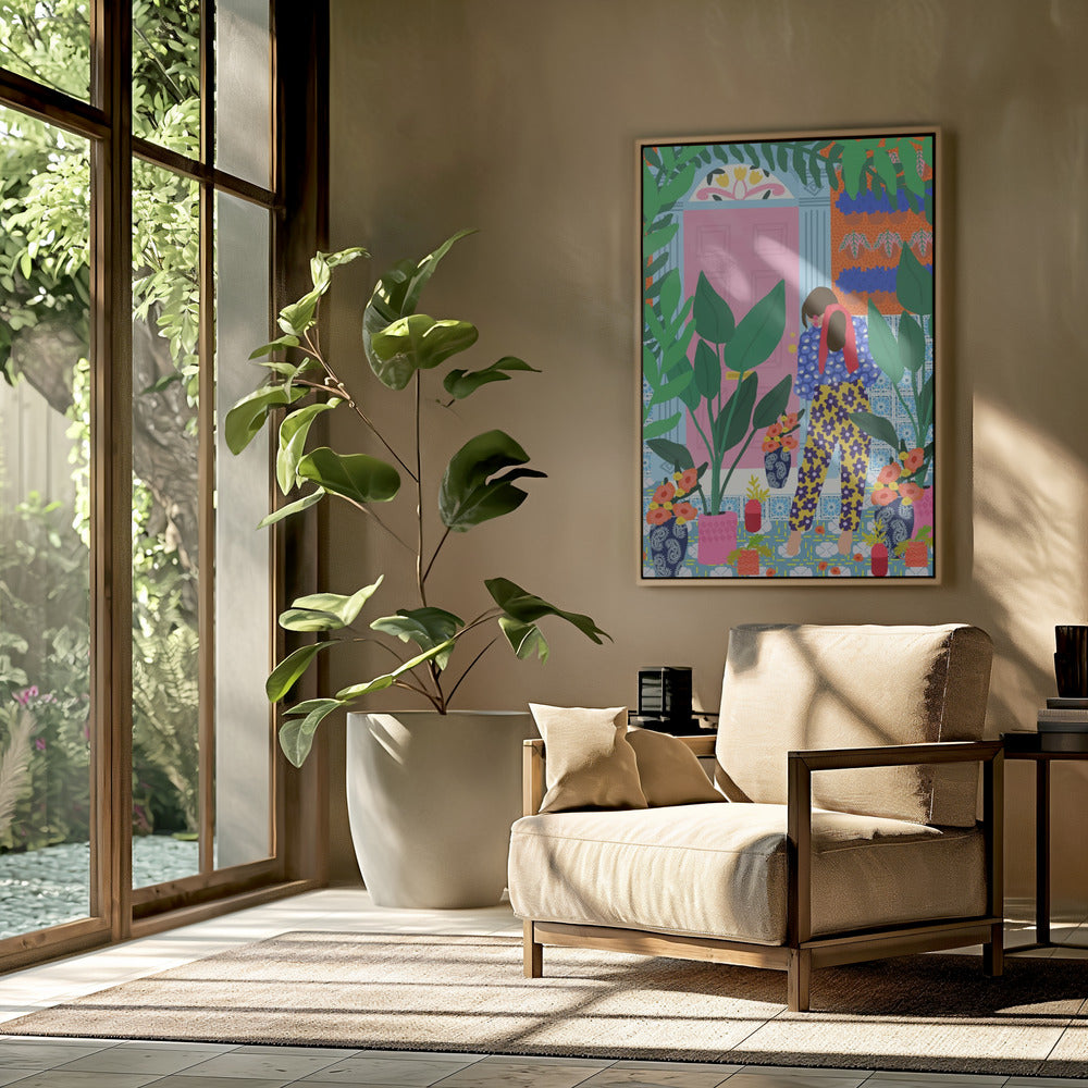 Floral girl | Poster