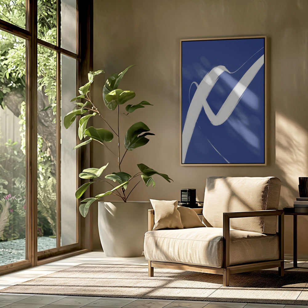 Blauwe Werveldans | Poster