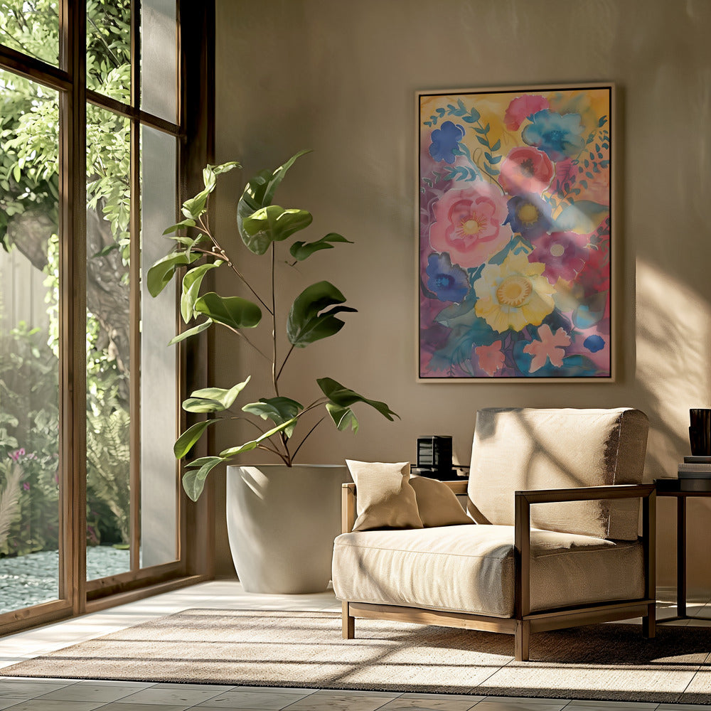 Watercolor Floral No. 6 | Poster
