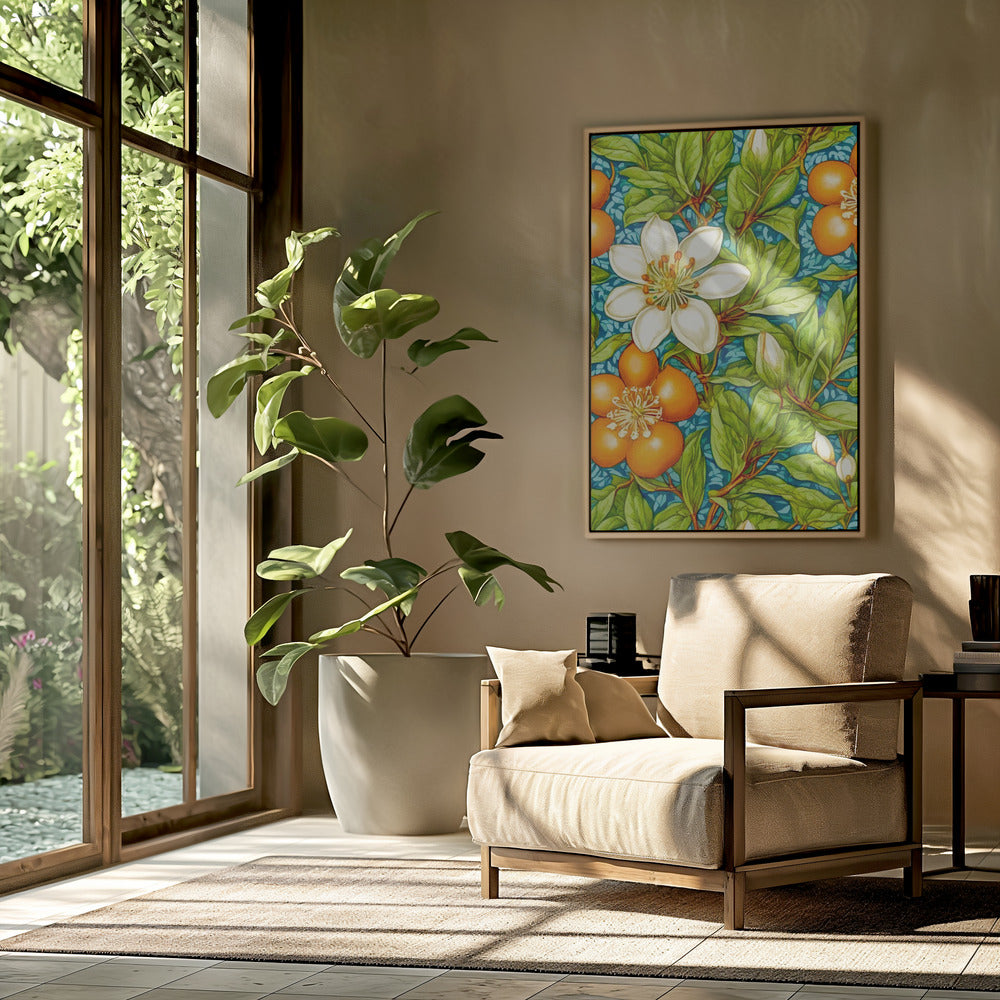 Oranjebloesem Natuurplant | Poster