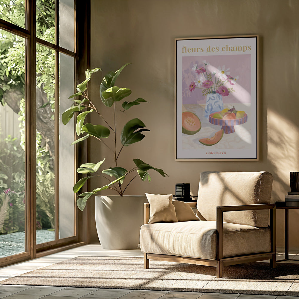 Fleur Des Champs-Roze | Poster