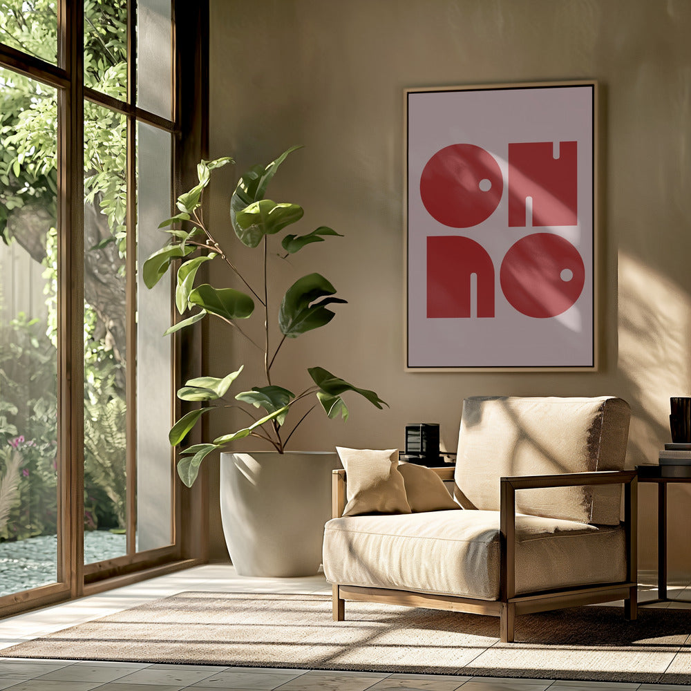 Gedurfde typografische echo | Poster