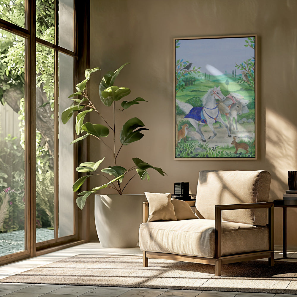 De harmonie tussen natuur en dierenleven, | Poster