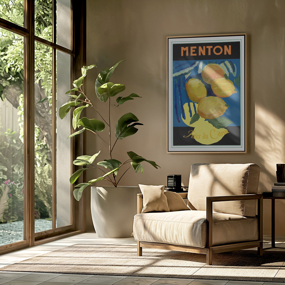 Citroenen Menton Citrusvruchten Poster | Poster