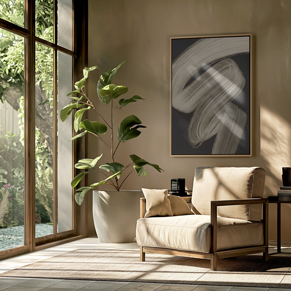 Brushstroke Whirl | Poster