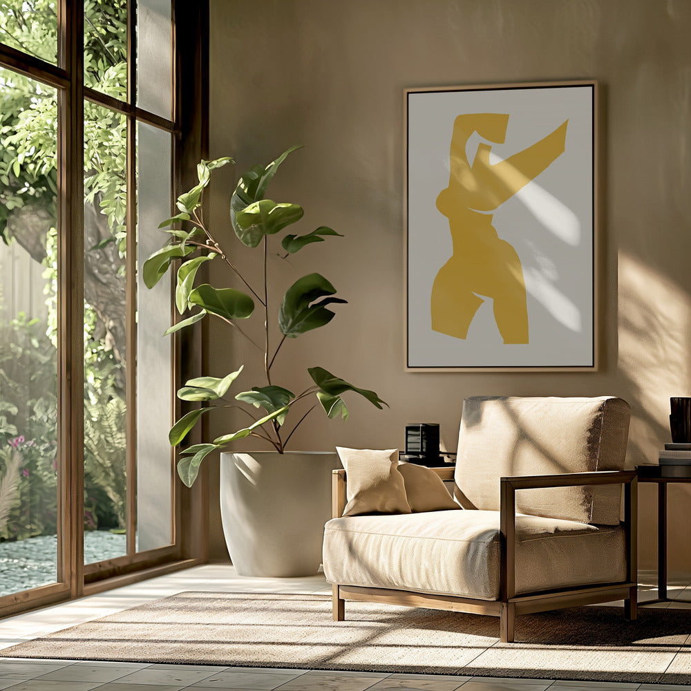 The yellow muse 02 | Poster