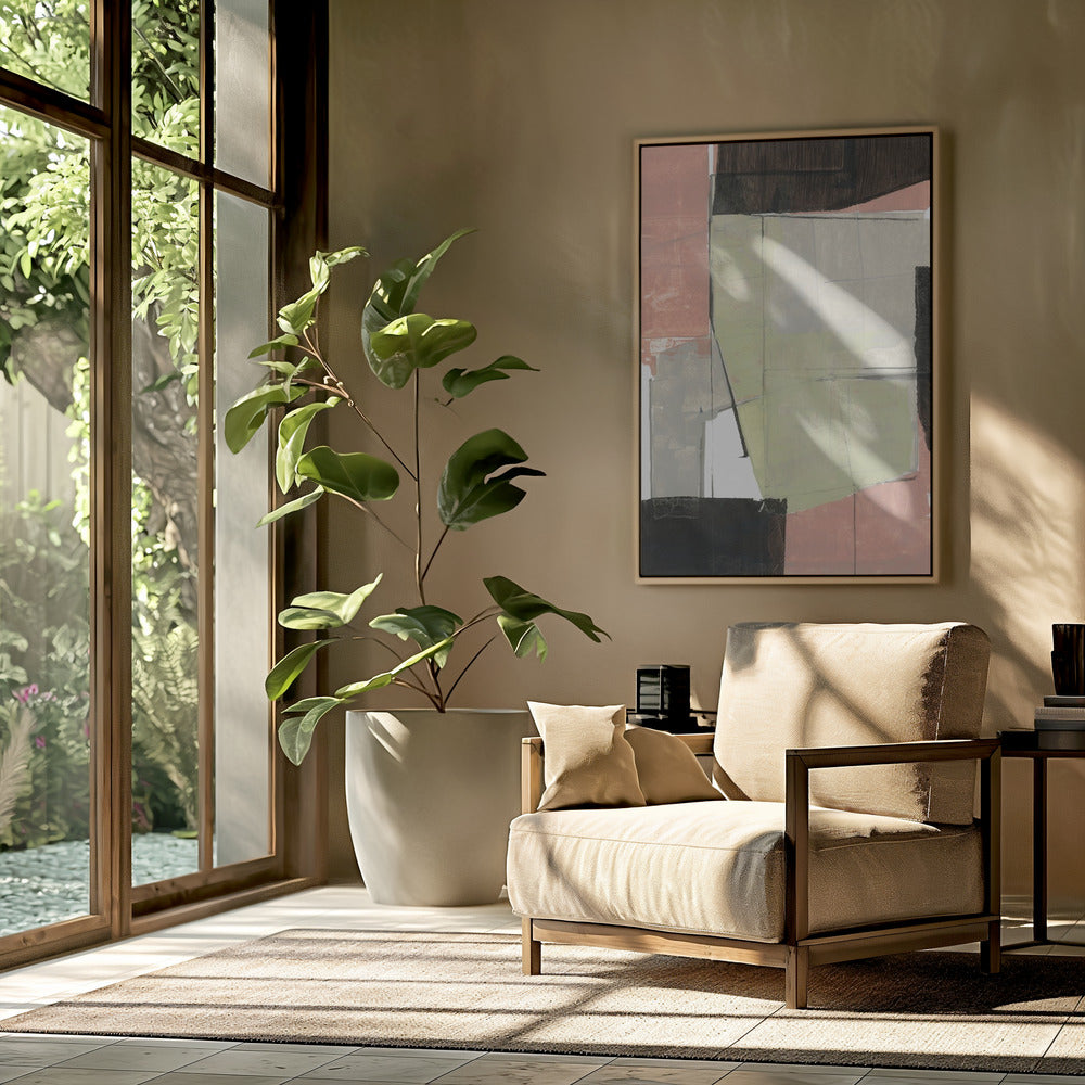 Abstracte neutrale architectuur 1 | Poster