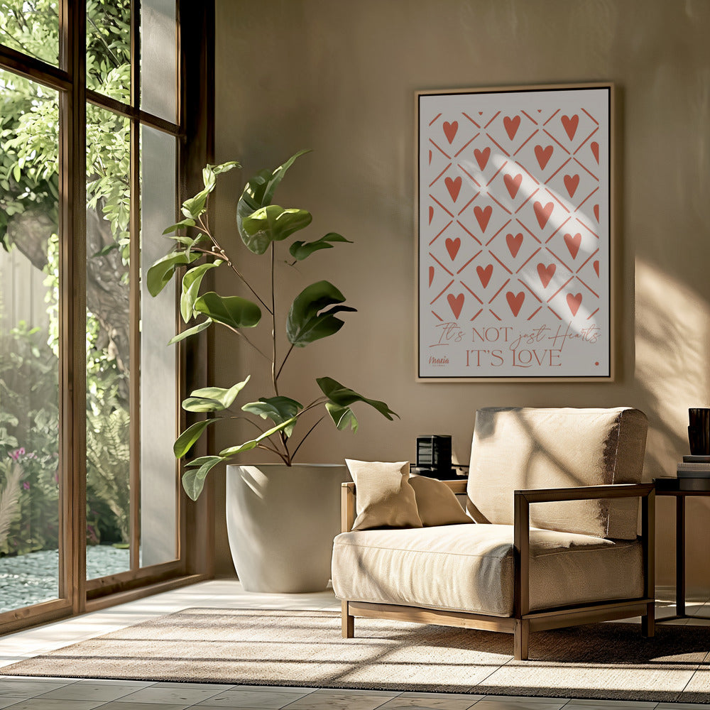Over liefde. Harten | Poster