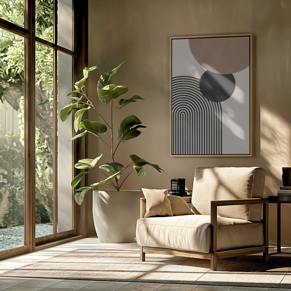Compositielijnen en cirkels 4 | Poster
