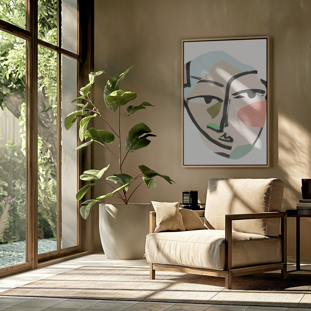 Visage No2 Kunstdruk | Poster