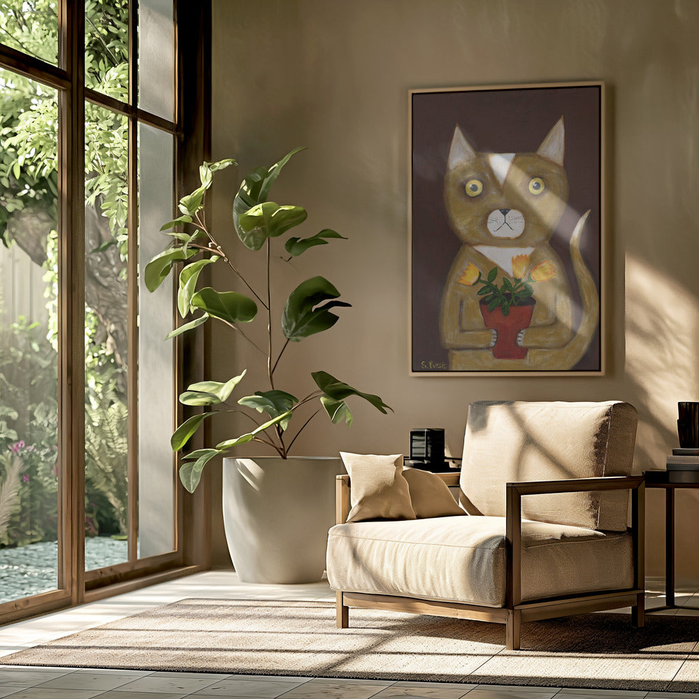 Potplant Kat | Poster