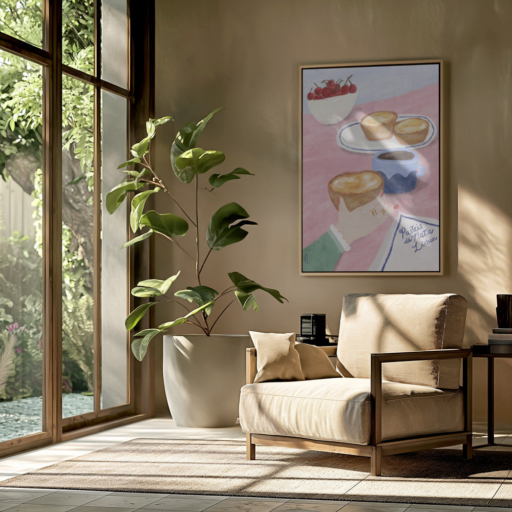 With Love From Lisbon - Food and Travel Art | Poster
