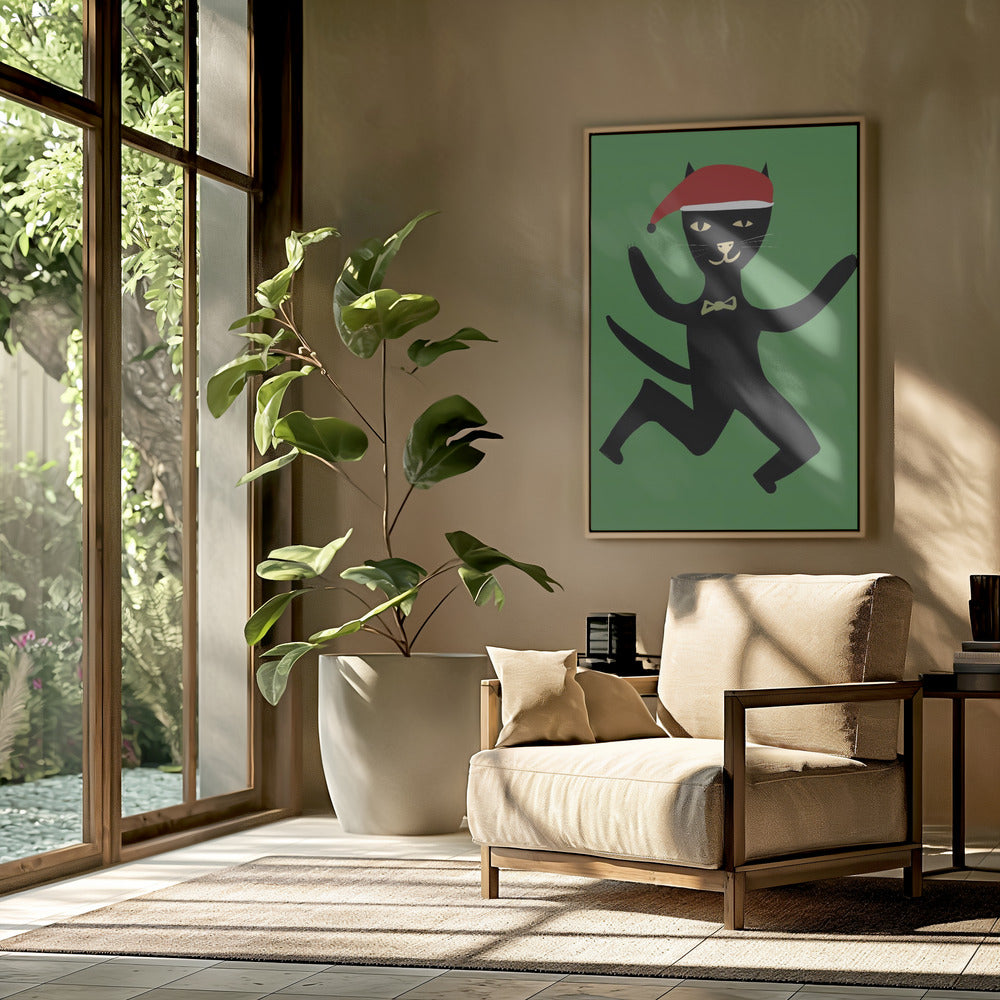 Kerstkat | Poster