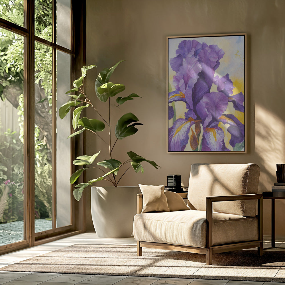 Iris aquarel | poster