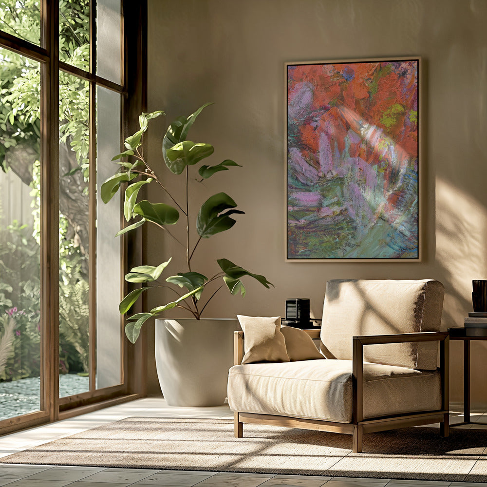 Levendige Bloomscape | Poster