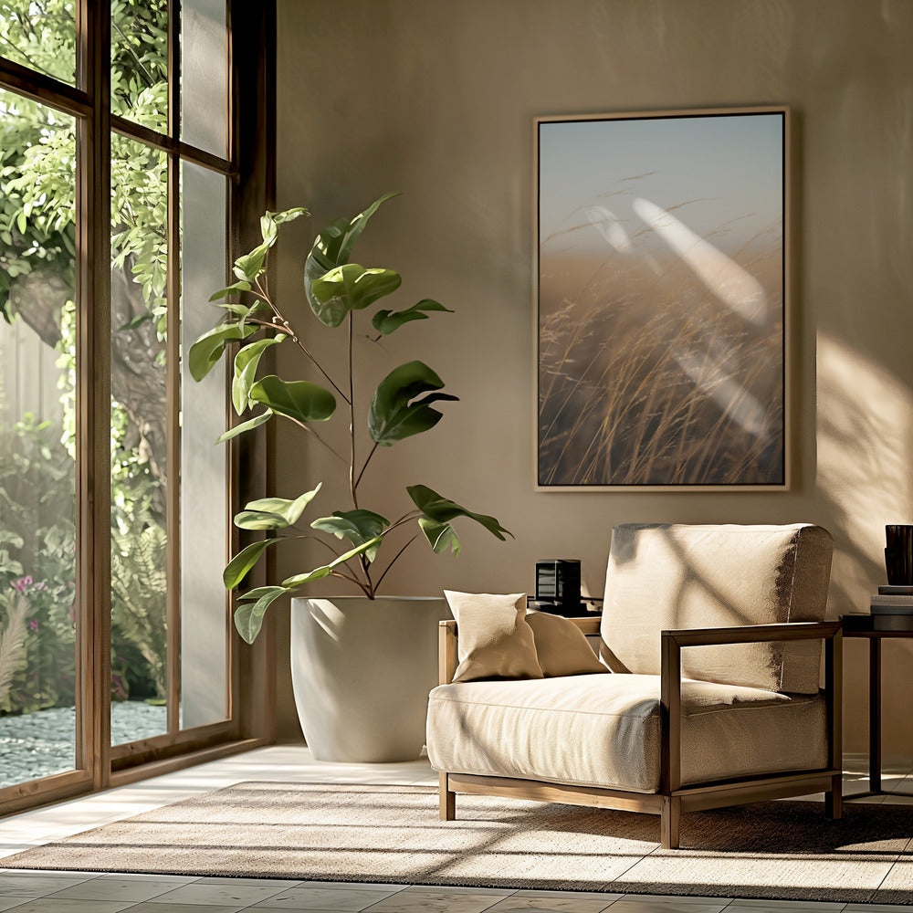 Golden Prairie Grass | Poster