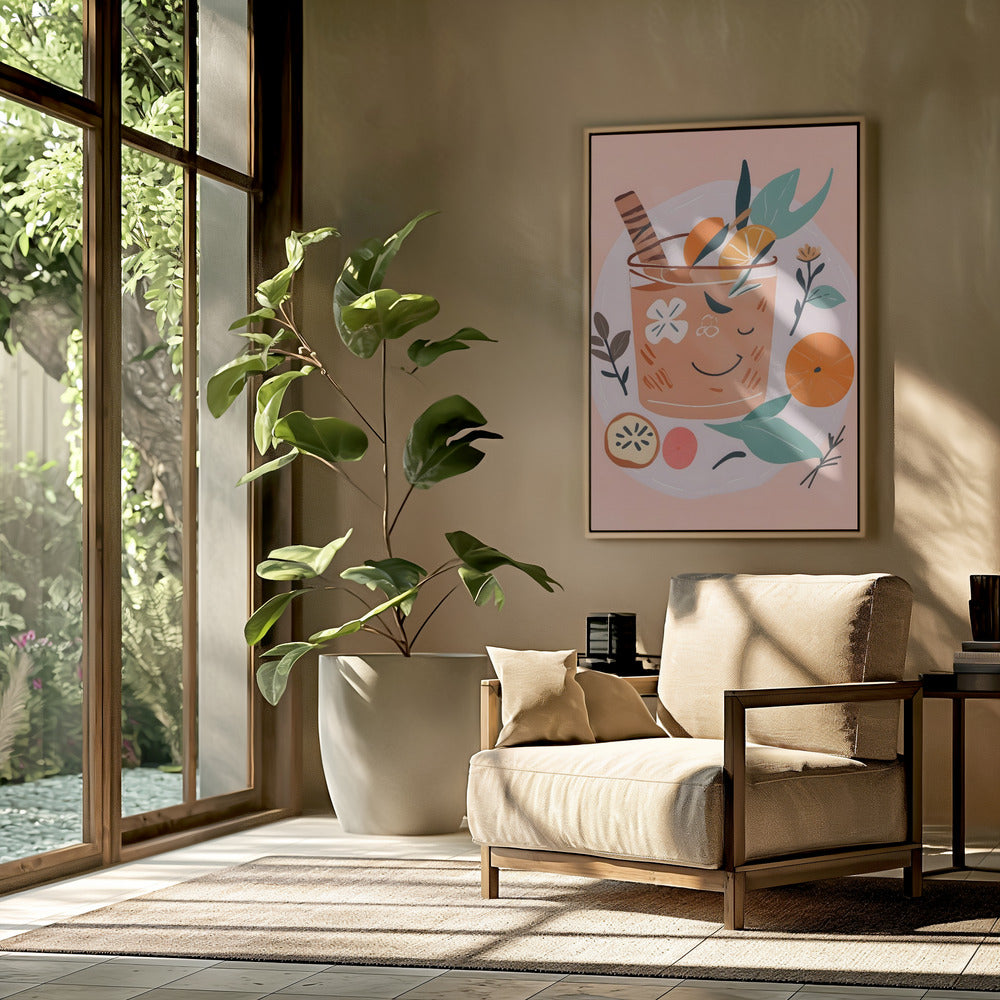 Kaneel &amp; Sinaasappelcocktail | Poster