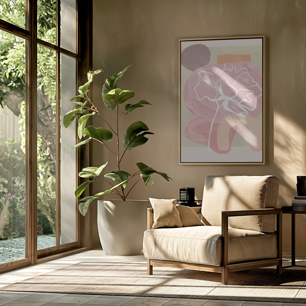 Abstracte bloesems | Poster