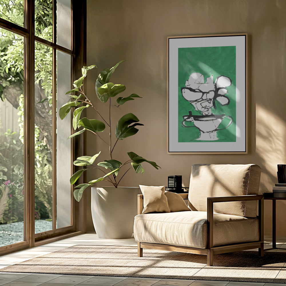 De Lijn van Overvloed: Fruit Bloemenschaal 1 | Poster