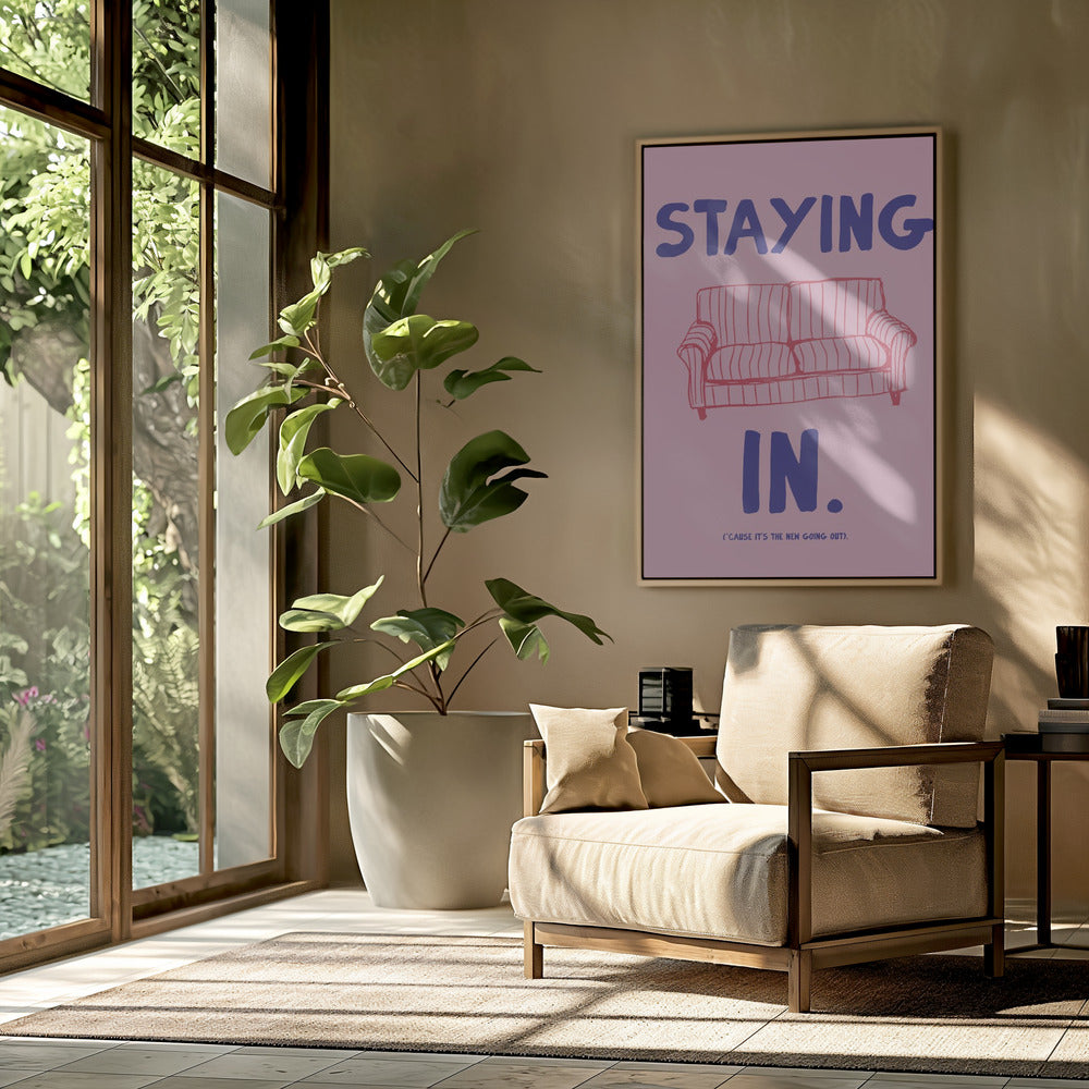 Comfortzone op de bank | Poster