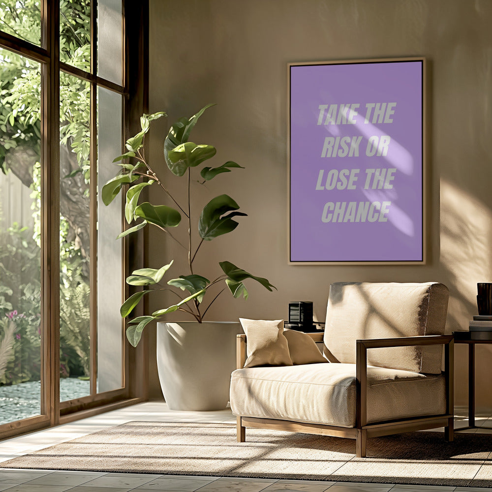 Neem het risico | Poster