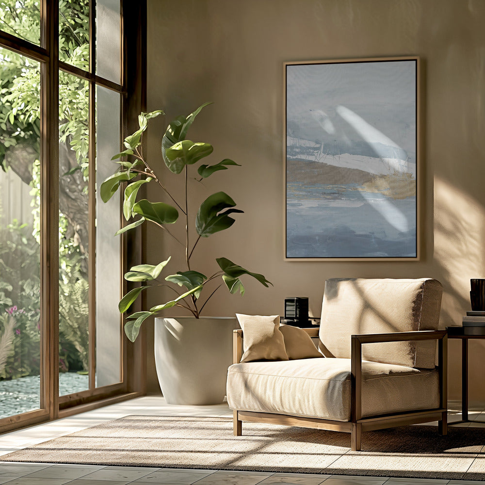 Gouden Mist Horizon | Poster