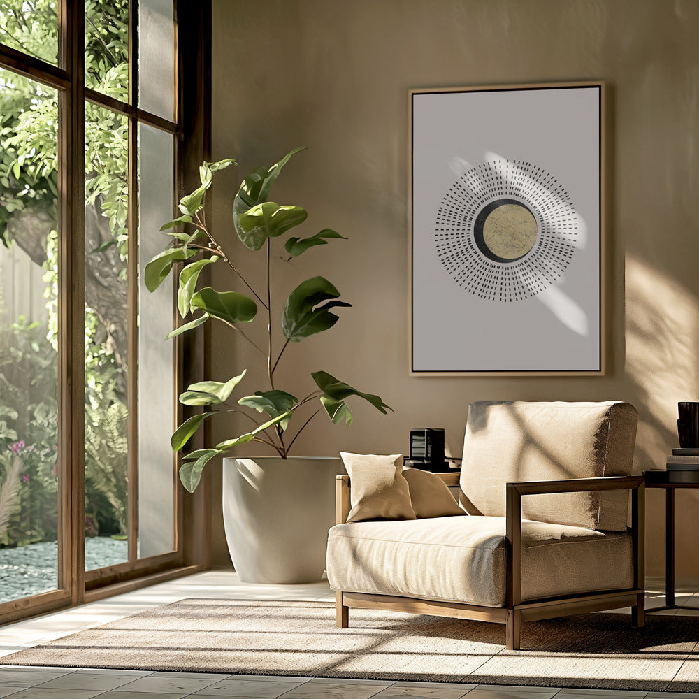 Minimalistische Zon | Poster