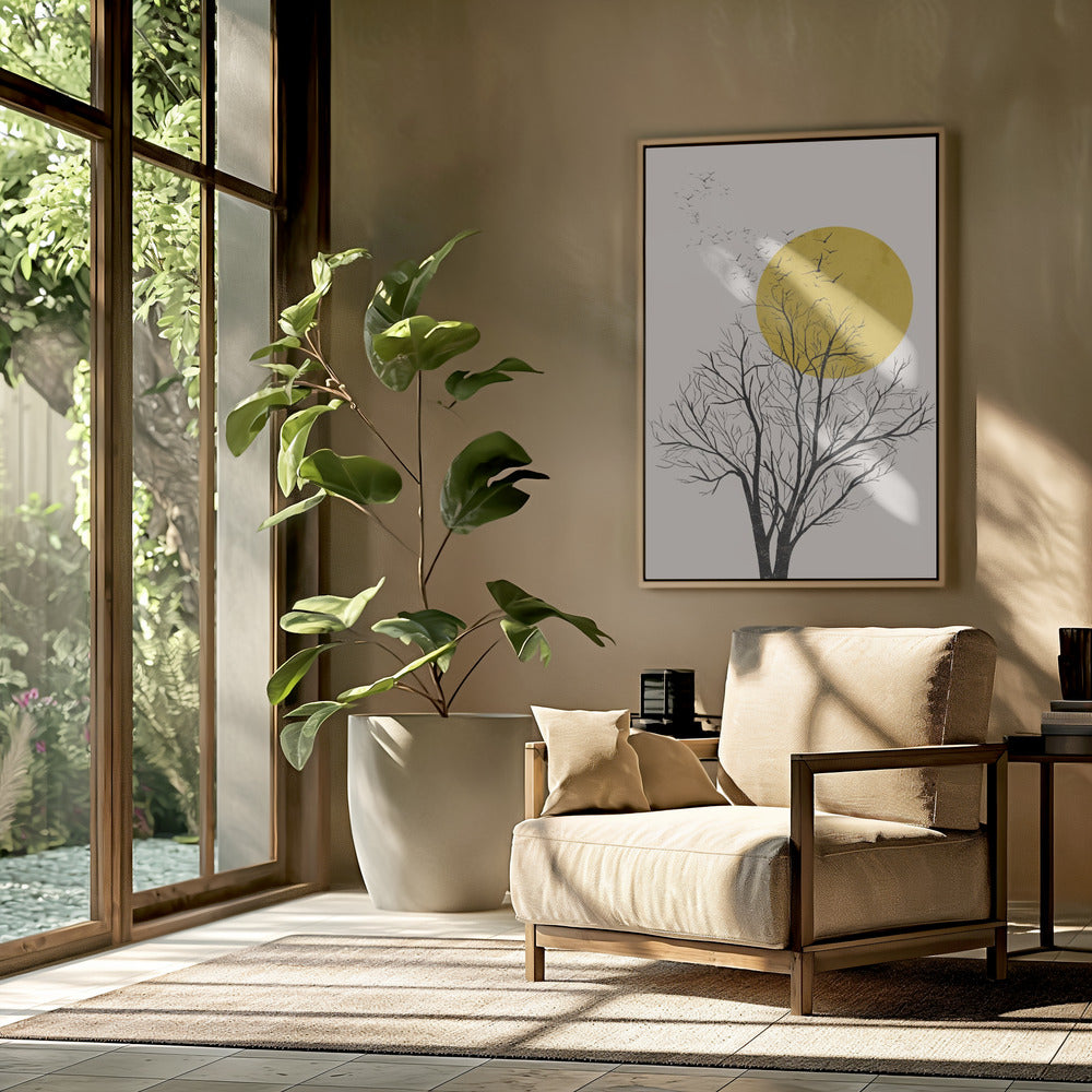 Boven de bomen | Poster