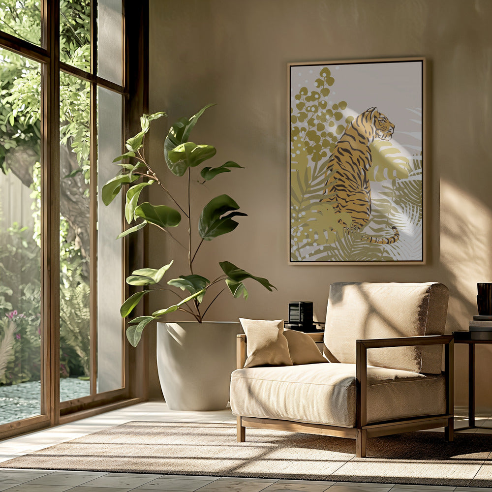 Tiger By Cats and Dotz  30 X 42 Inches | Poster