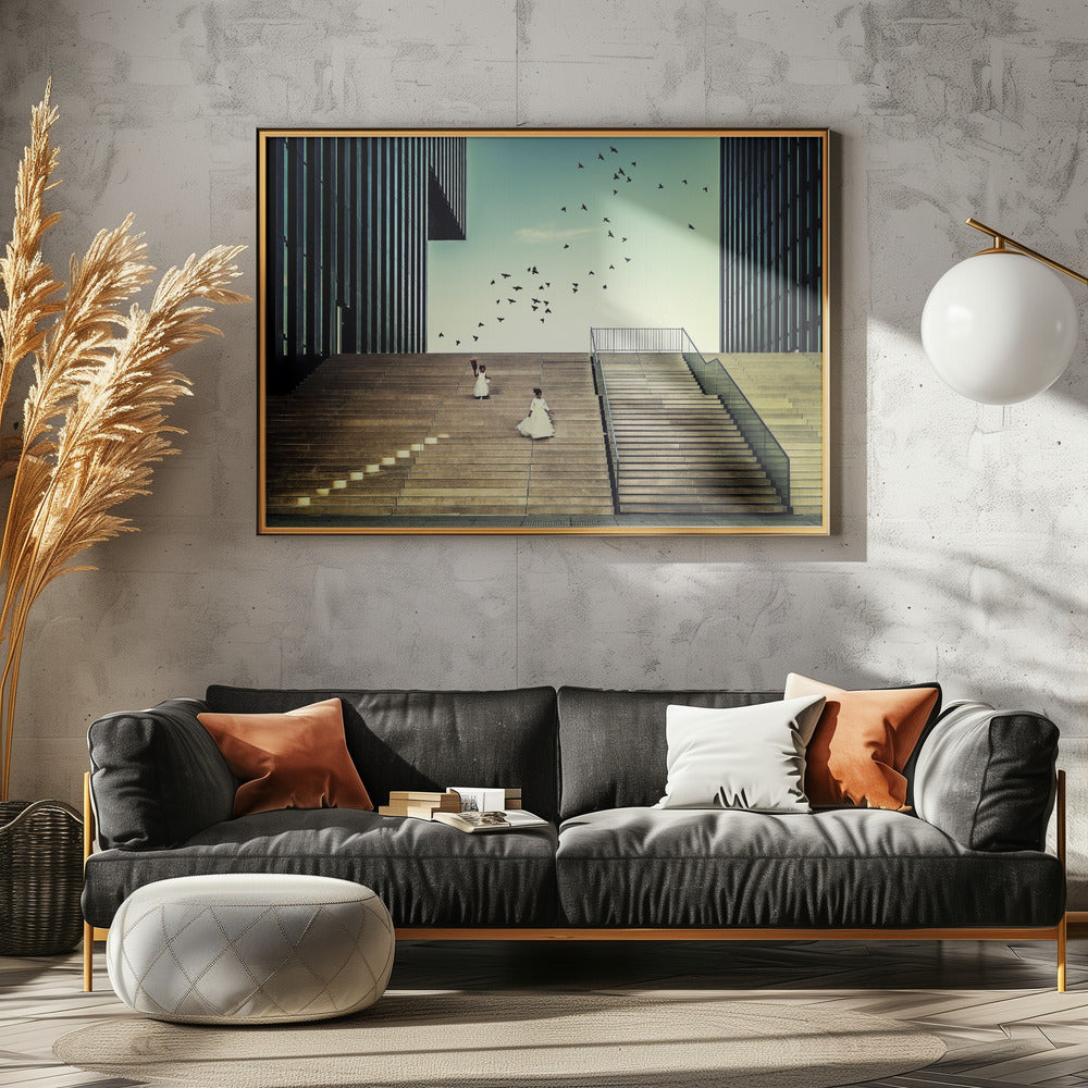 Vrij als een vogel... | Canvas