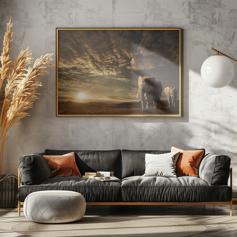 Walking in Savannah | Canvas