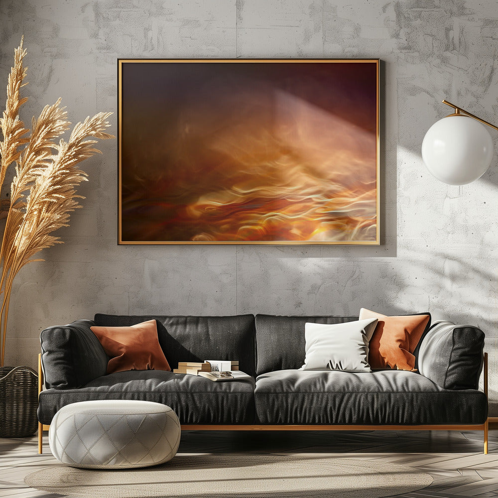 Brandend water | Poster
