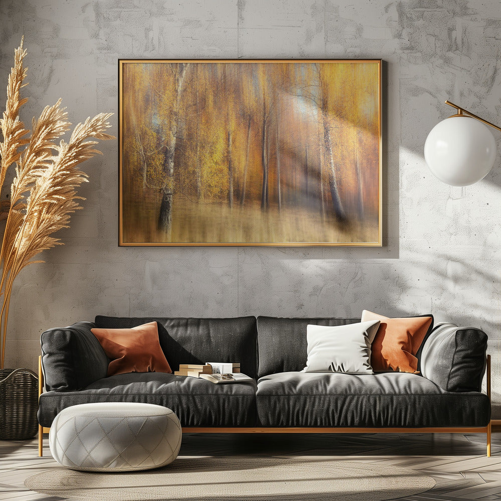 Herfstberken | Canvas