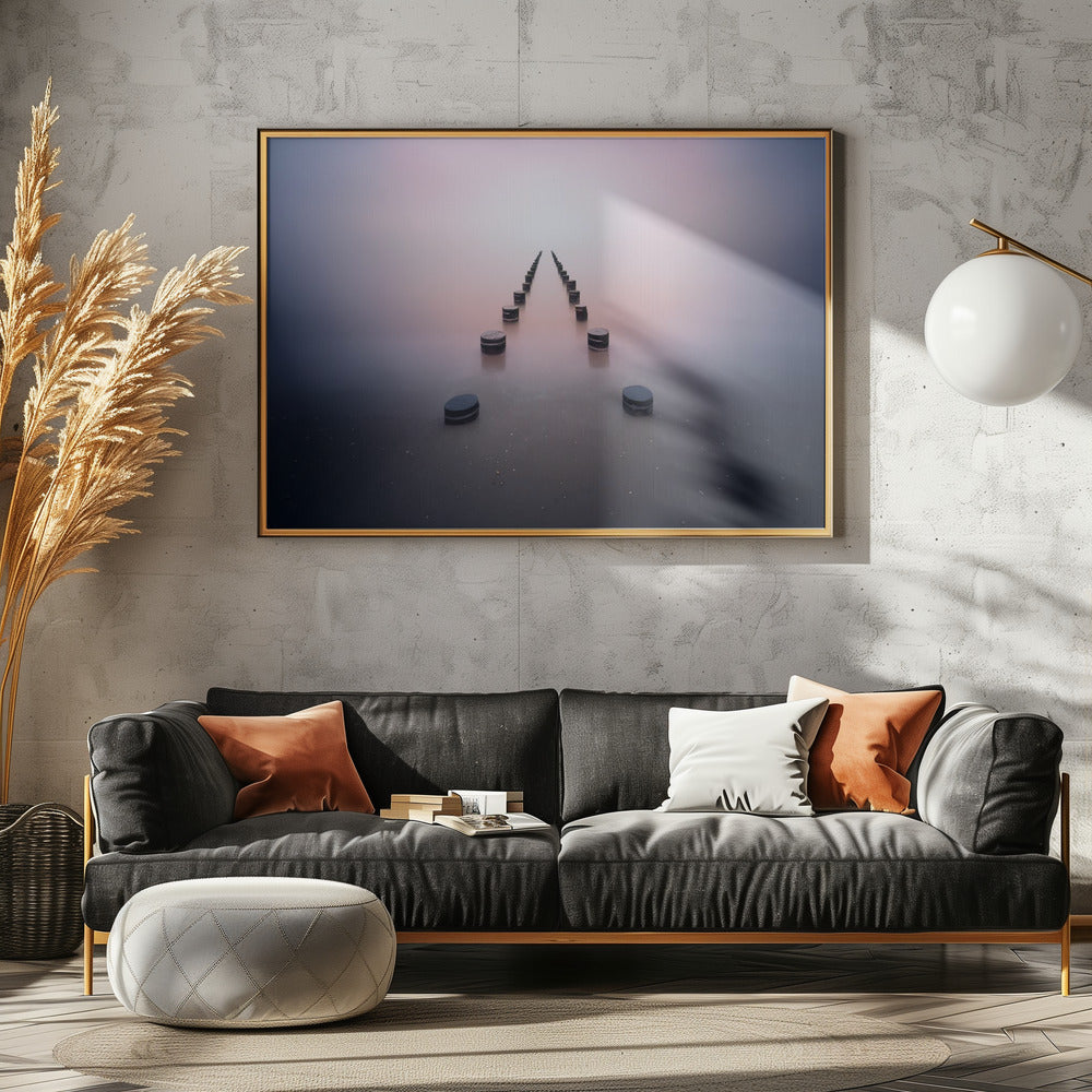 Alleen in de stilte | Canvas